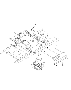 Body Assembly Diagram and Parts List for Z-FORCEPRO48-KH 53BH3AGN050-22HP Cub Cadet Lawn Tractor